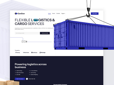Logistic and Delivery Service Website air freight cargo delivery delivery logistics moving company shipping transport transportation