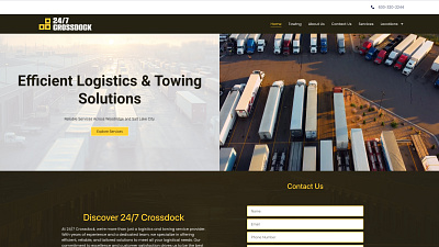 Logistics Wordpress Website agency digital marketing seo wordpress