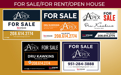 For Sale For Rent Open House Sign broker sign for rent for sale open house real estate sign realtor sign signage united kingdom usa