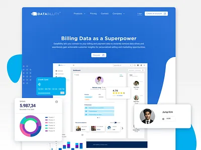 SaaS - Data-Driven Billing Insights data design figma graphic design illustration ui user user experience user interface ux