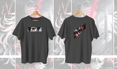 Custom anime tshirt design amine t shirt branding creative design graphic design illustration minimalist mordan tshirt design