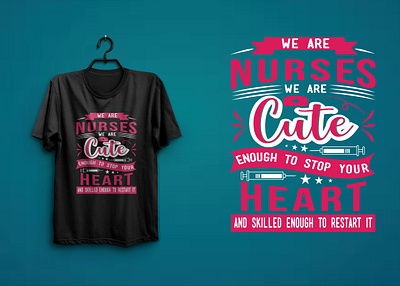 Nurse T-Shirt Design design graphic design illustration t shirt t shirt design vector