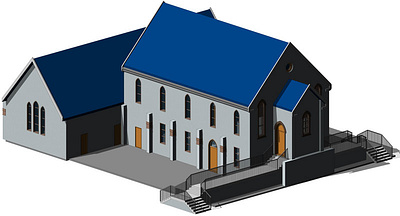 Architectural Modeling Services for a Church Project architectural bim modeling architectural bim services usa