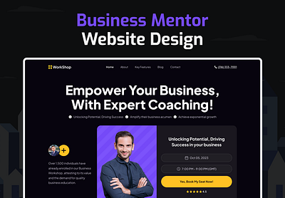 Business Mentor Website Design business business coach business mentor business portfolio coach mentor portfolio