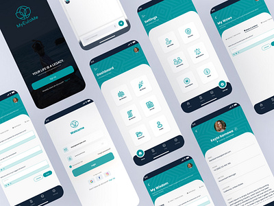 Mobile App Design For MyEuloMe android app animation graphic design mobile app prototyping ui ui design uiux user experience user interface ux web design website