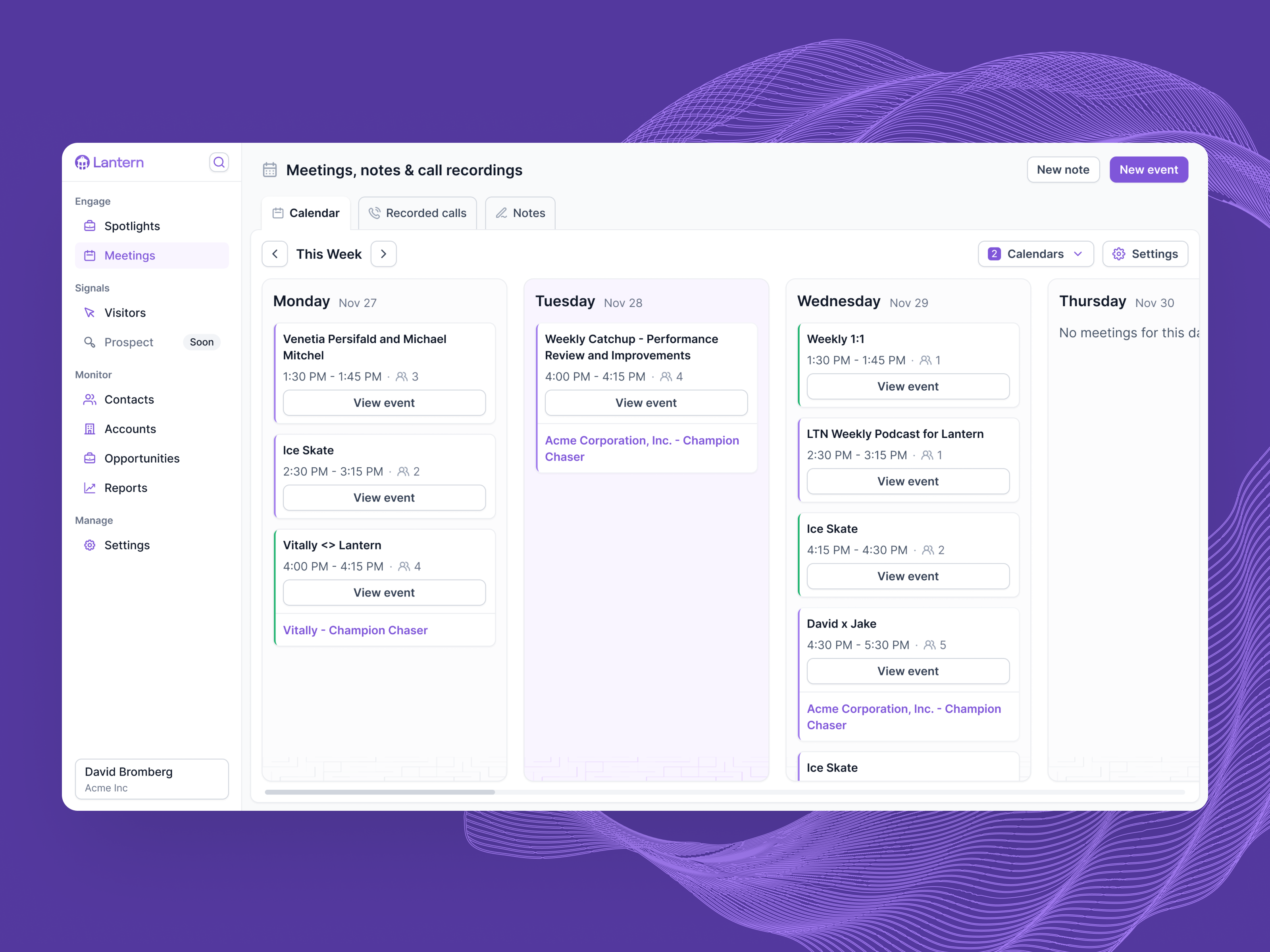 Calendar UI ai apollo appointment artificial intelligence automation calendar calendar ui calendly crm event google calendar hubspot meeting meetings saas salesforce sidebar user gems zapier