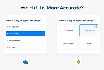 Which UI is More Accurate? app branding card correct ui daily ui dashboard design figma graphic design gurgoan home screen job in noida multiselect card design typography ui ui card ux web website wfh