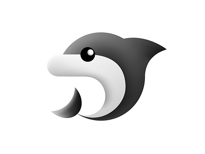 Dolphin Logo abstract logo branding design illustration logo