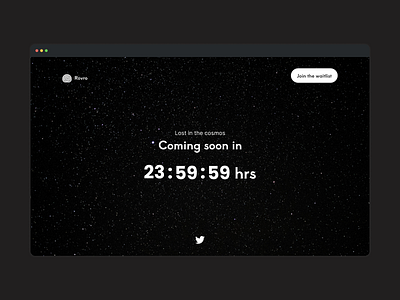 Day #14 of 100: Countdown timer of a Coming Soon page #DailyUI 100 days of design coming soon countdown page countdown section countdown timer daily ui design dribbble dribble dribble shot launch countdown time timer ui ui shot uiux ux