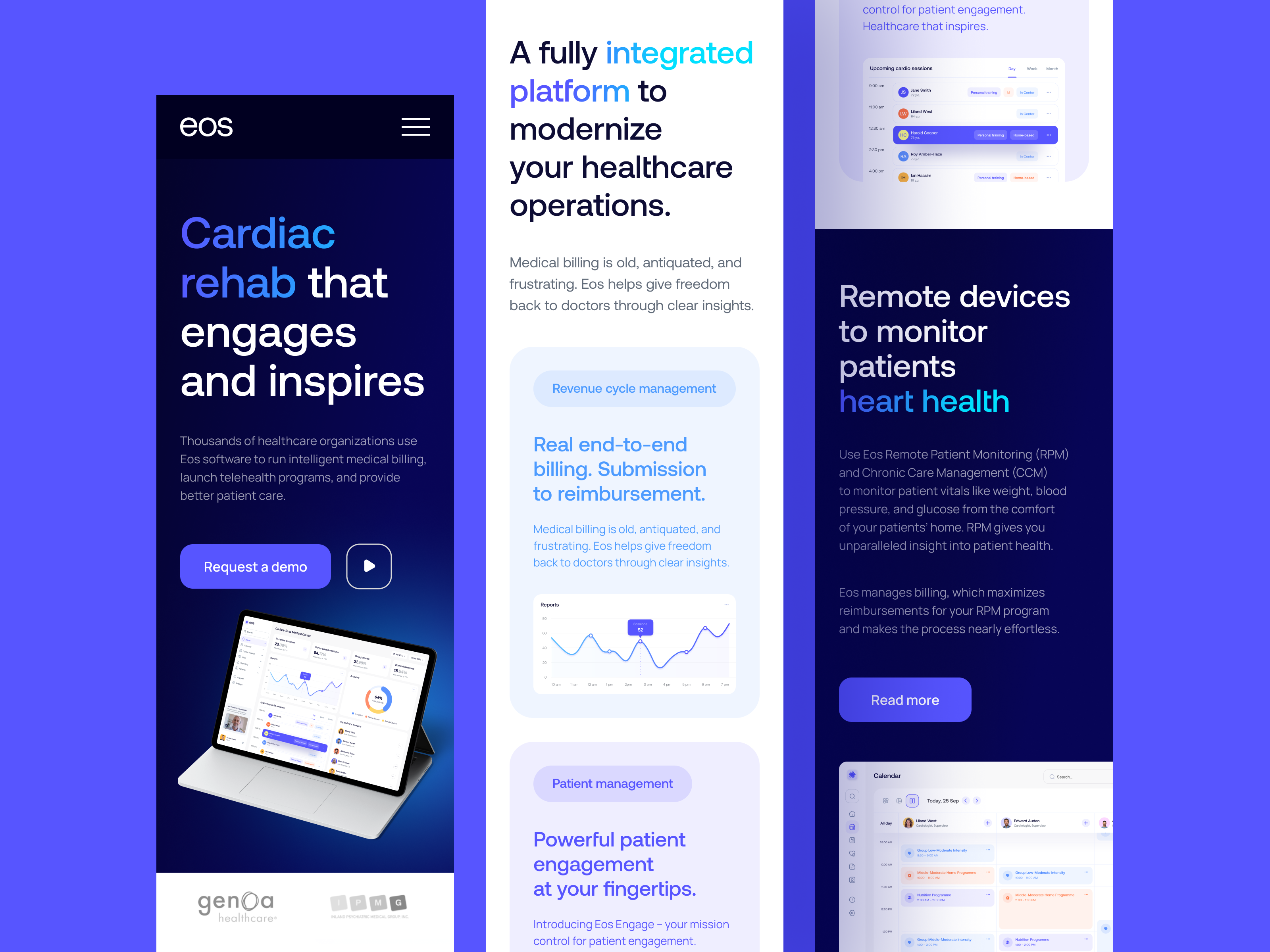 Cardio Rehab: Mobile Responsive for MedTech SaaS