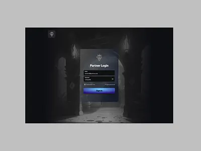 Partner Portal Dashboards for Casino Referral Program admin panels casino ui dark theme dashboard financial forms ui game design gaming gradient buttons grey login screen modern ui slot games vibrant colors vibrant ui