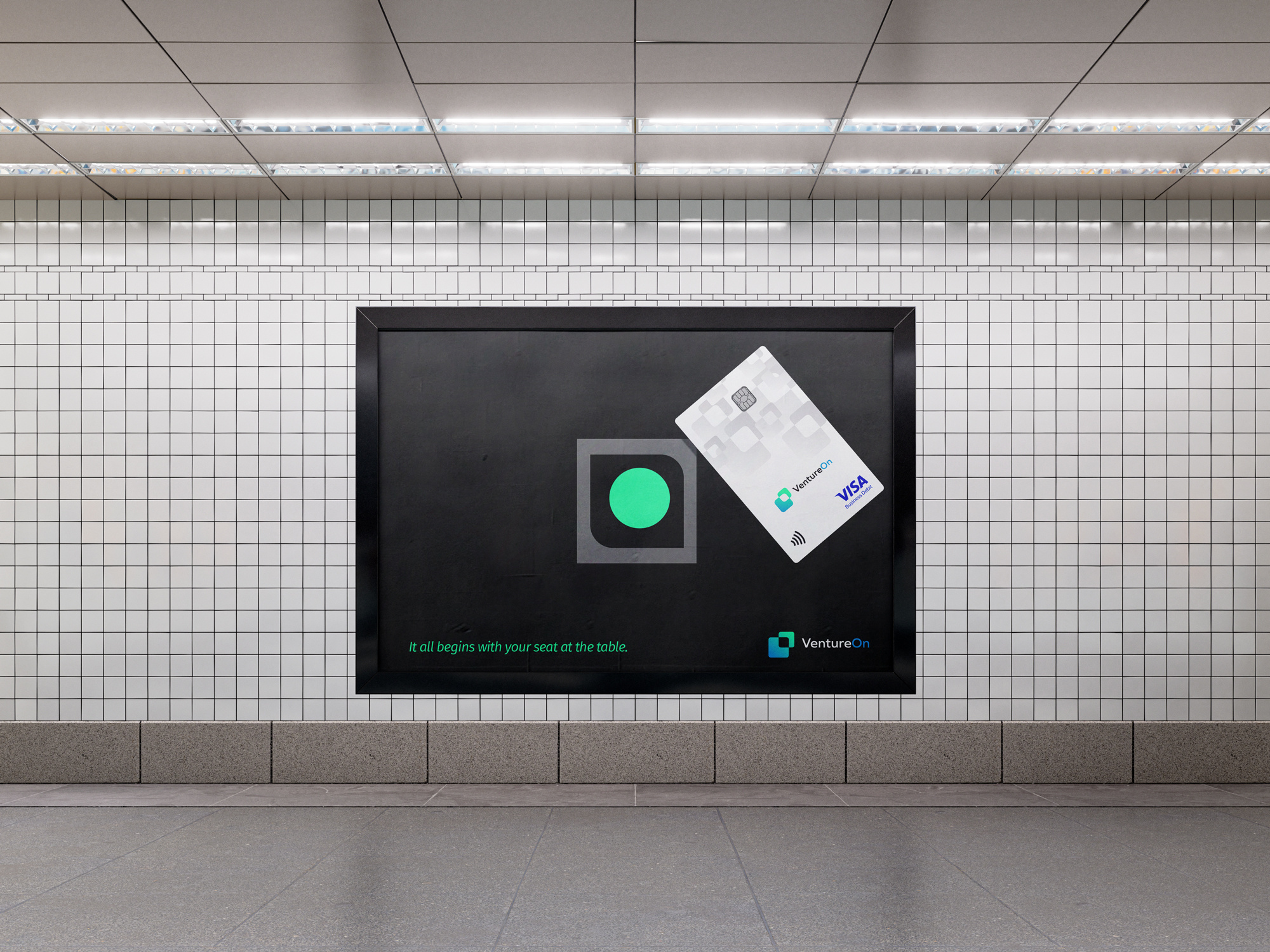 Branding black white branding business banking design digital bank fintech gradient graphic design hierachy illustration logo mockups modern niche nymbus sleek tech ui ventureon visacard