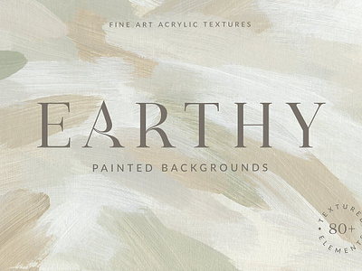 Earthy Abstract Painted Backgrounds abstract acrylic background beige drawn hand hand drawn hand painted modern natural paint painted sage sage green texture textured