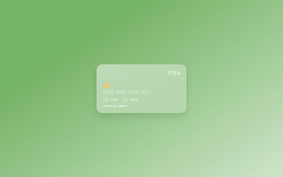 Glass Card bank branding card color credit debit design glass glasscard illustration logo typography ui