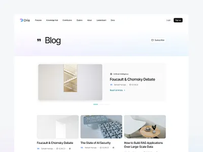 Dria Blog Page article blog blog article blog article page blog page blog page design design figma recently article seo design ui user experience ux