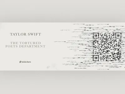 Taylor Swift TTPD - QR Code Design branding debut design graphic design graphics illustration music