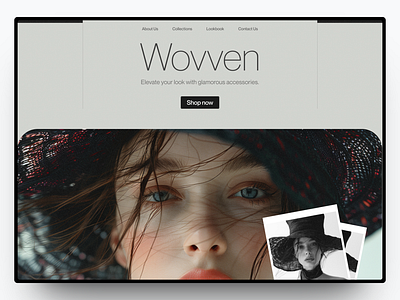 Wovven - Fashion Accessory Website accessories branding design ecommerce etsy fashion graphic design landing page shopify store ui web design website