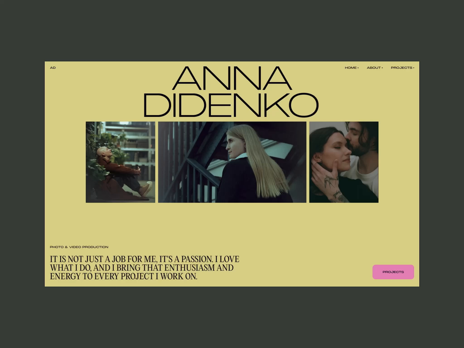 Anna Photographer by Yuliia Konovalenko on Dribbble