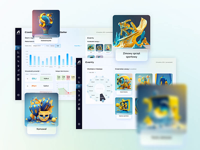 AI Seller - dashboard & events calendar animation after effects ai animation artificial intelligence calendar dashboard design desktop e commerce figma graphic design illustration machine learning marketplace midjourney motion graphics saas sales ui ux