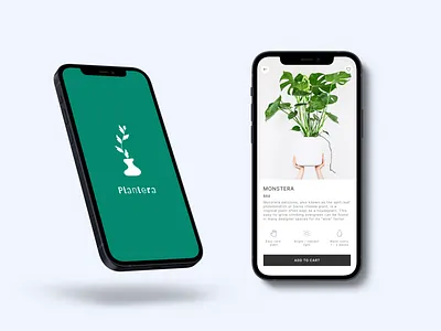 Plantera interaction design mobile plants product design ui