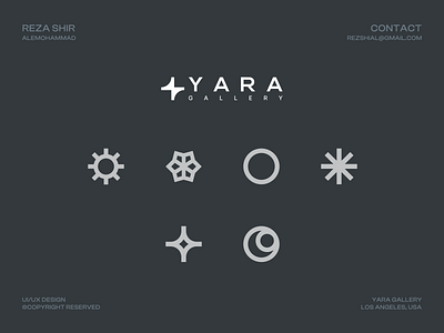 Yara Gallery Logo Design Project branding design graphic design identity logo visual visualidentity