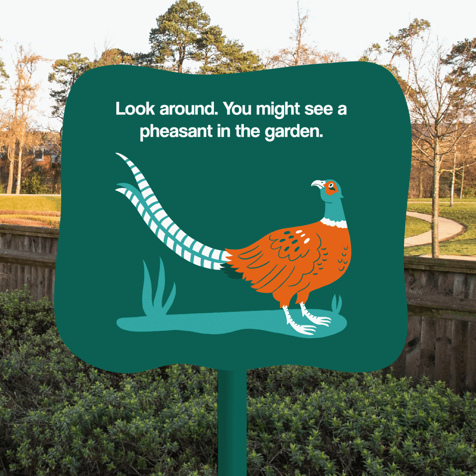 Nature Sensory Signposts animals design environment exterior graphics illustration signage