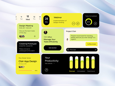 Task Management Components: Prioritize Your Day appdesign dailyplanning focus getthingsdone organization productivityapp taskmanagement todolist uiux workflow