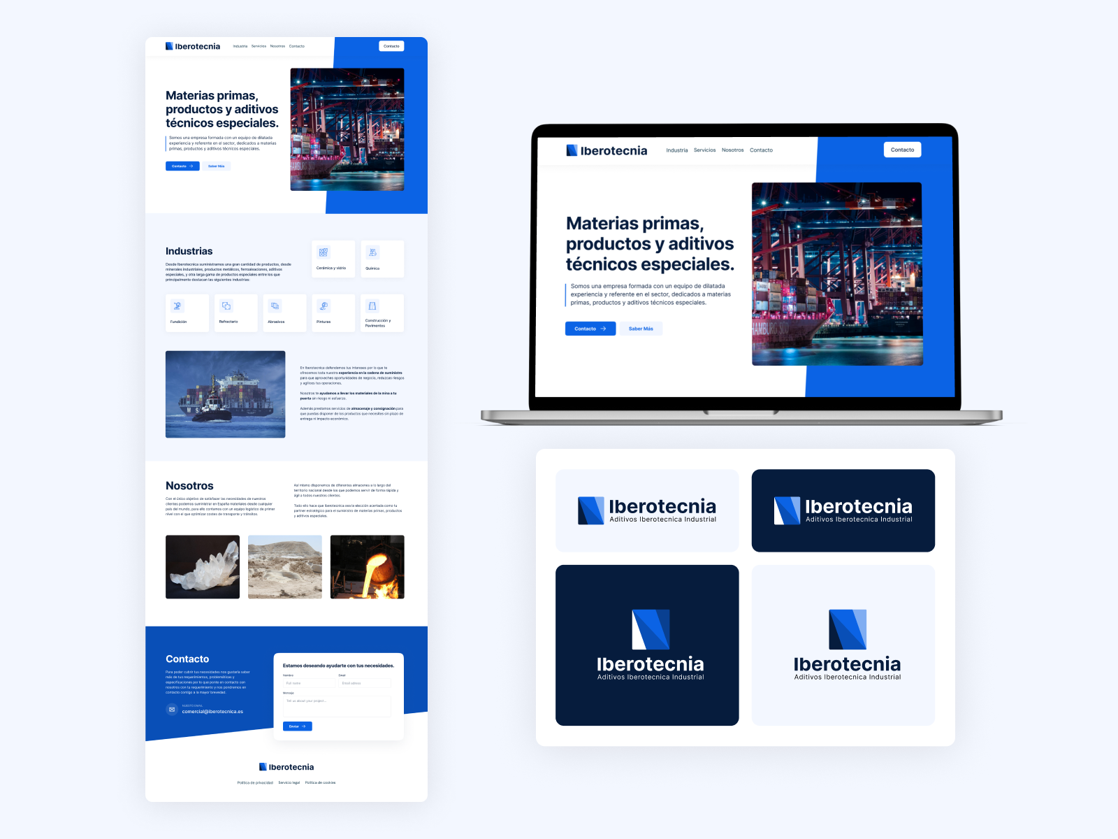 Example of Landing empresarial