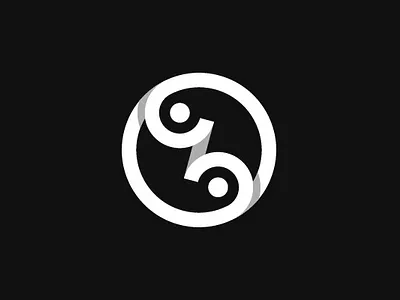 Yin Yang Style Zo Or Oz Logo And Icon Design oz