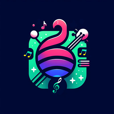 Logo for Music streaming company named Beats canva graphicdesign illustration infinitepainter logo logodesign musiccompany professionallogo