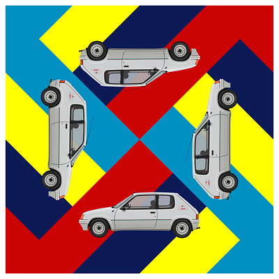 Peugeot 205 Rallye Poster
