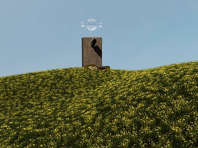 Anxious Hill / 3D Motion 3d 3d motion animation anxious art cinema 4d concept design emotion field glass graphic design grass hill landscape motion graphics nature poster redshift