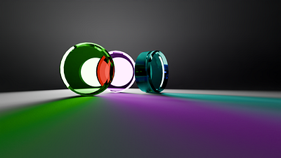 Who told that shadows must be boring? 3d blender