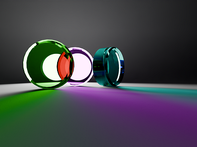 Who told that shadows must be boring? 3d blender