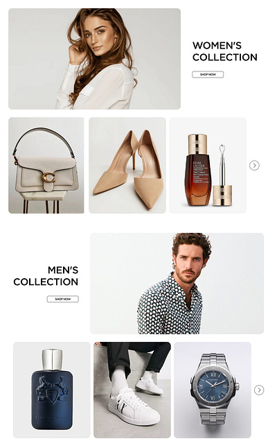 Fashion Collection collection ecommerce shopping ui website