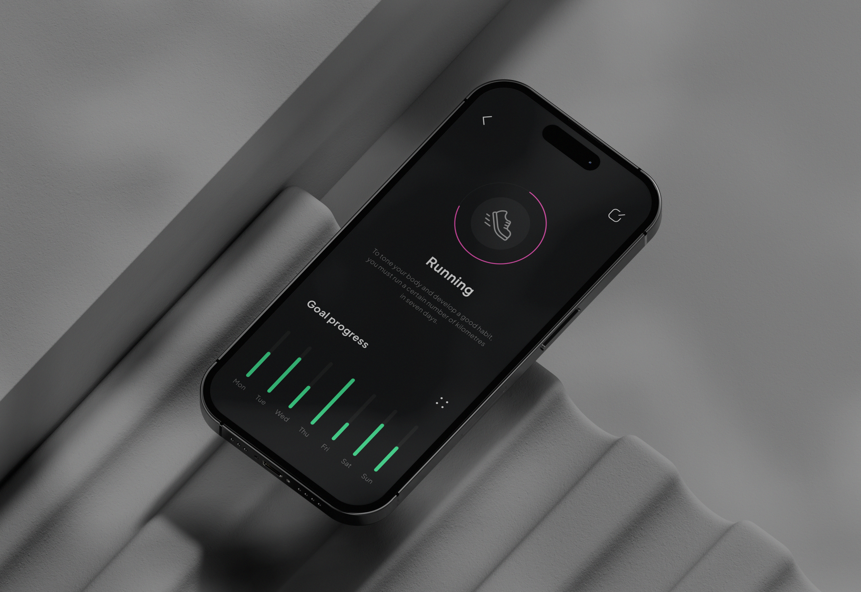 Sportio - Fitness App app basket branding challenge colors football german germany goal health mobile progress run smart sport sports tennis track ui