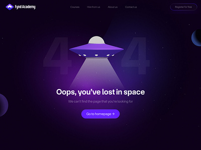404 Page 404 illustration orbit page not found space ui ui design