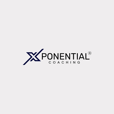 Logo For Xponential Coaching animation graphic design logo