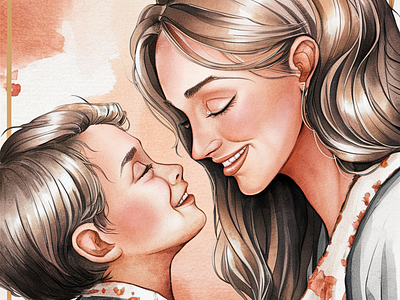 Mother's Day Illustrations - Celebrating Moms Everywhere! animation art concept digital painting illustration mothers day