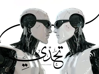 Arabic Calligraphy: The 'Challenge' Word arabic arabic calligraphy arabic logos graphic design logo