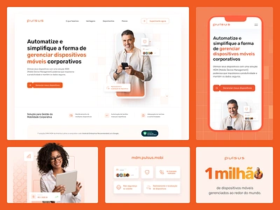 Pulsus - Landing Page brasil brazil insany landing page uidesign uxui webdesign website