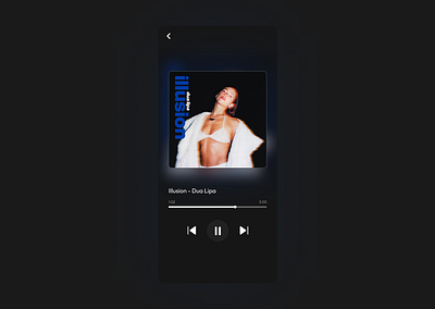 Music Player - Daily UI #009 dailyui design designchallenge graphic design ui uxdesign