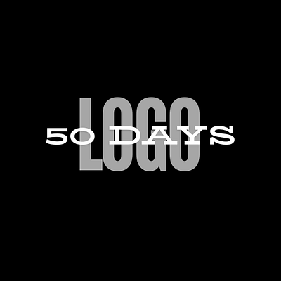 The 50 days logo challenge branding design logo