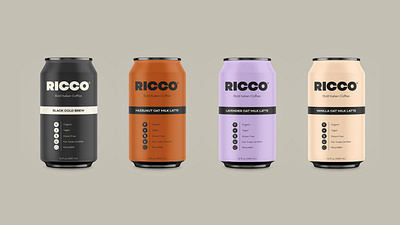 Ricco Italian Coffee brand design brand identity branding coffee design graphic design illustration logo design visual identity