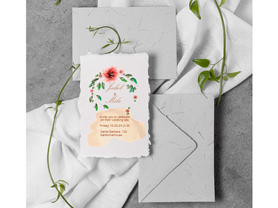 Wedding invitation card branding card floral graphic design invitation logo ornament wedding
