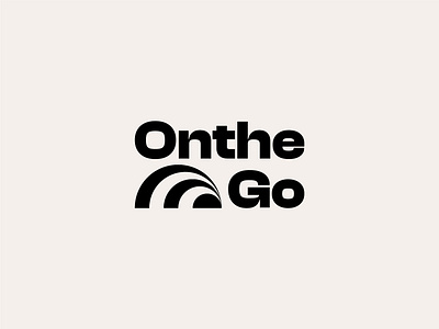 OntheGo abstract logo brand branding graphic design icon logo logo mark onthego travel agency travel logo