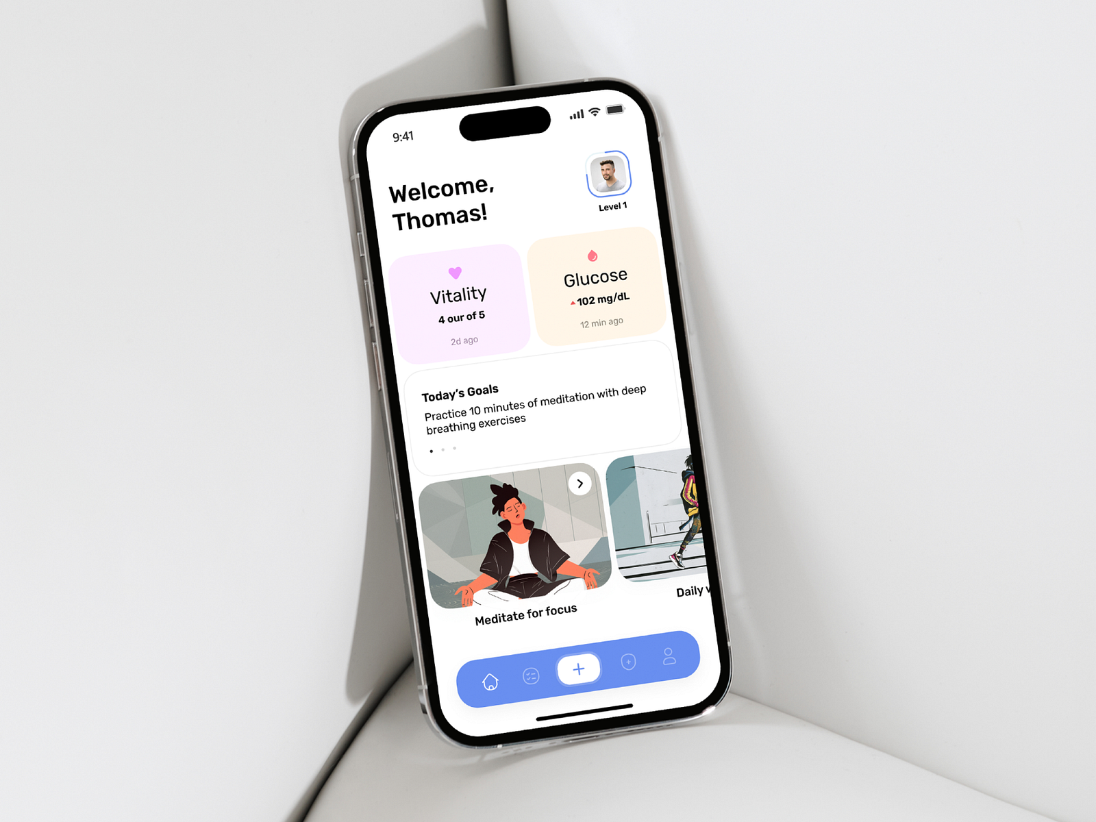 My Wellness mobile app by Yury Smirnov on Dribbble