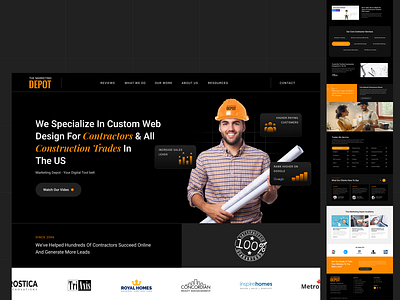 Website Design for Design Agency branding design graphic design illustration typography ui ux