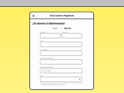 Sign Up Page dailyui design graphicdesign productdesign ui