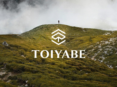 Toiyabe abstract adventure branding clean gear hiking hip logo minimal modern mountain nature outdoor sport